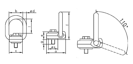 Flat-Point technische Zeichnung