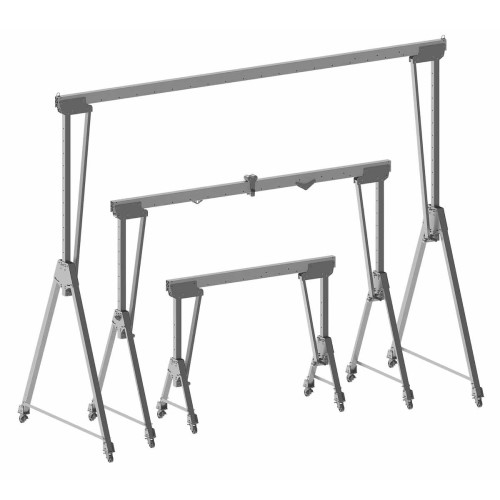 Eller Portalkran, Aluminium, Einzelträger 04