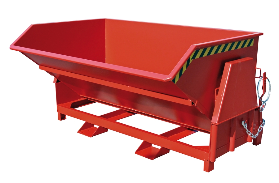 Bauer BK Kippbehälter lackiert, Abrollmechanismus, für Stapler 02