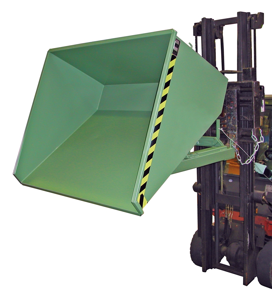 Bauer EXPO Kippbehälter lackiert, Abrollmechanismus, für Stapler 02