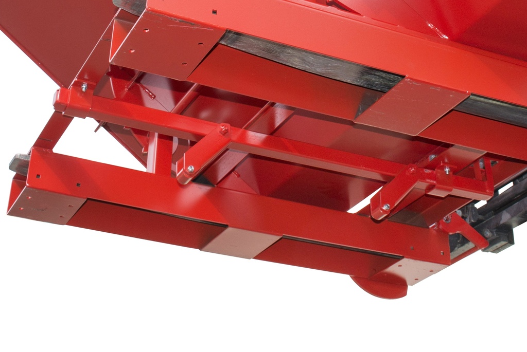 Bauer AK Kippbehälter, automatische Abrollmechanismus, mit Siebblech und Ablasshahn, für Stapler 03