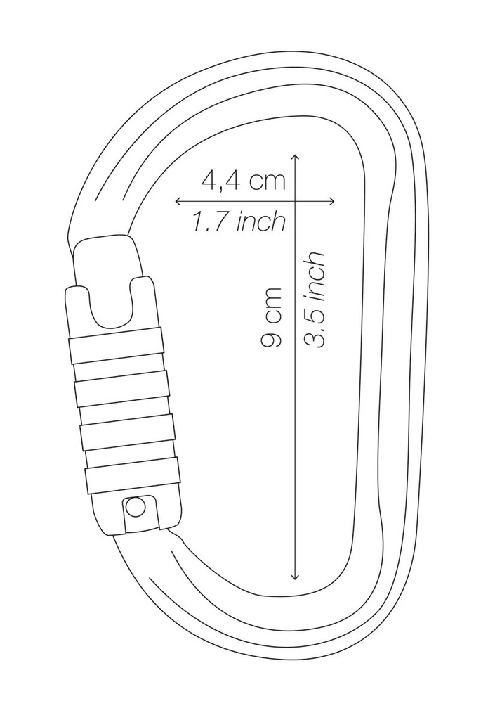 Petzl Am'D Karabiner 07