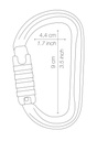Petzl Am'D Karabiner 07