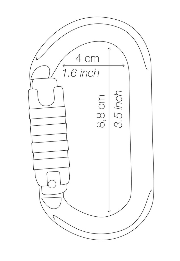 Petzl OK Karabiner 05
