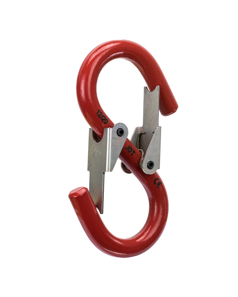 JDT NORM8 S-Haken mit Sicherungsfalle, Güteklasse 8 01