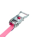 Zurrgurt 2-teilig - Ratsche, Pink 01