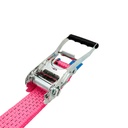 Zurrgurt 2-teilig - Ratsche, Pink 05