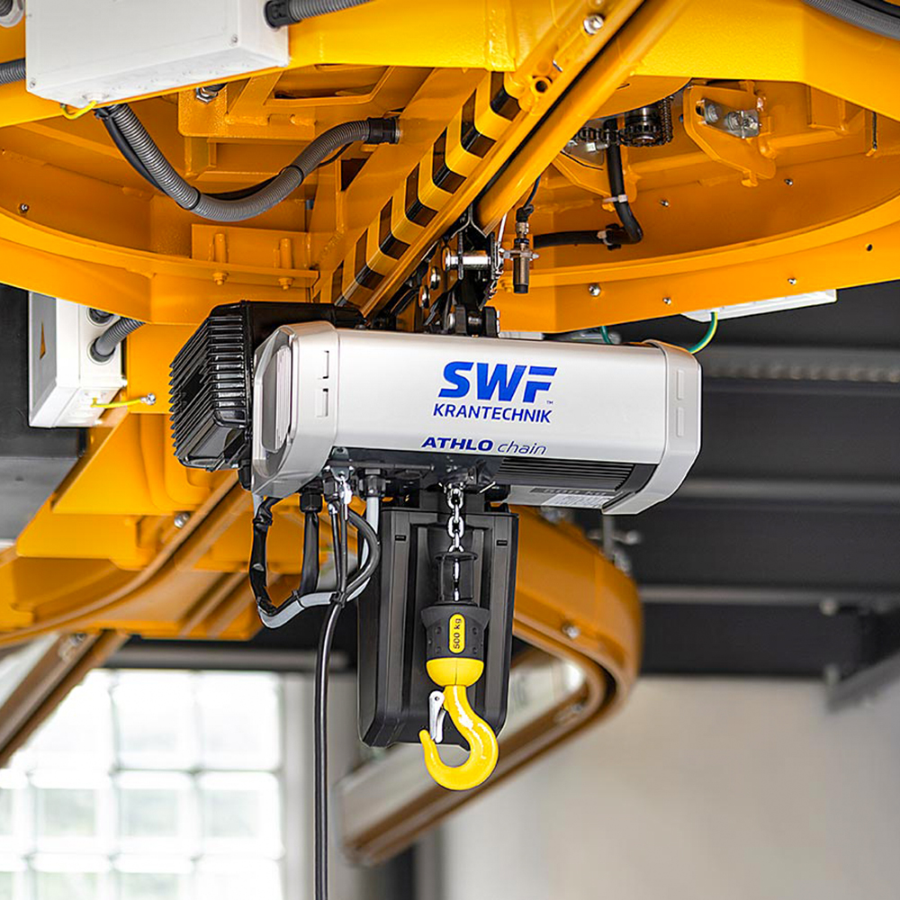 SWF Athlo Elektrokettenzug 400V, mit Frequenzumrichterantrieb 01