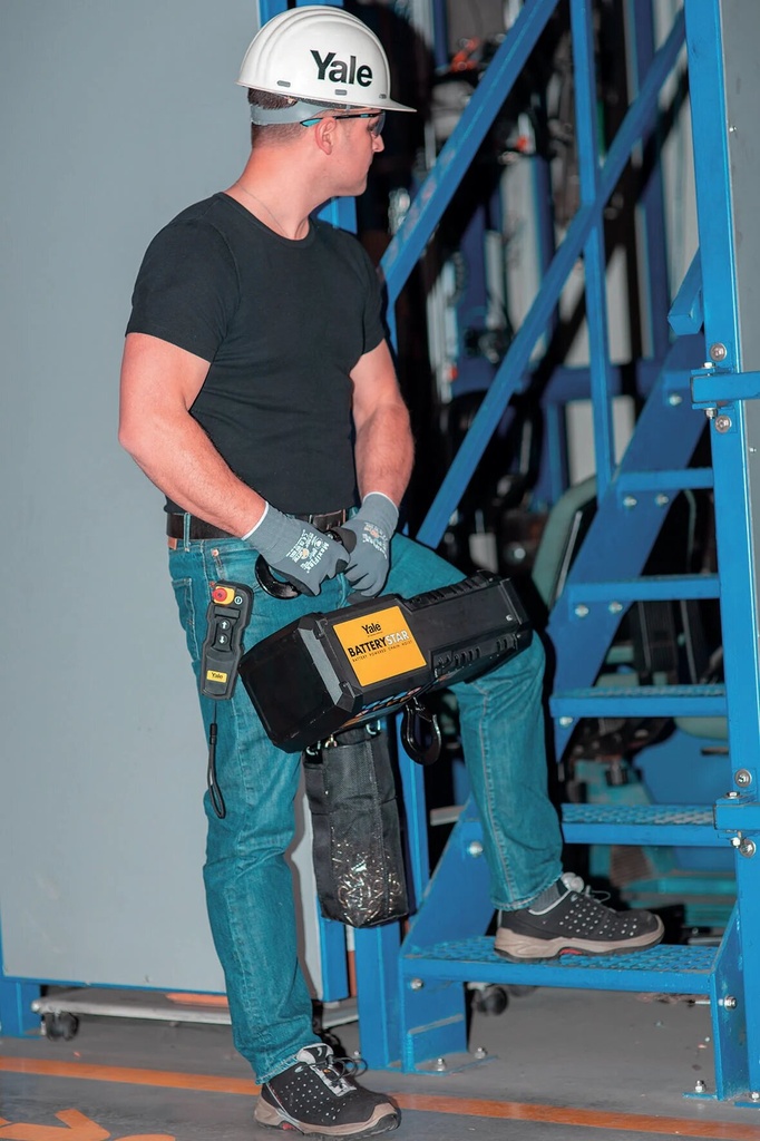 Yale BatteryStar Elektrokettenzug auf Akku 05