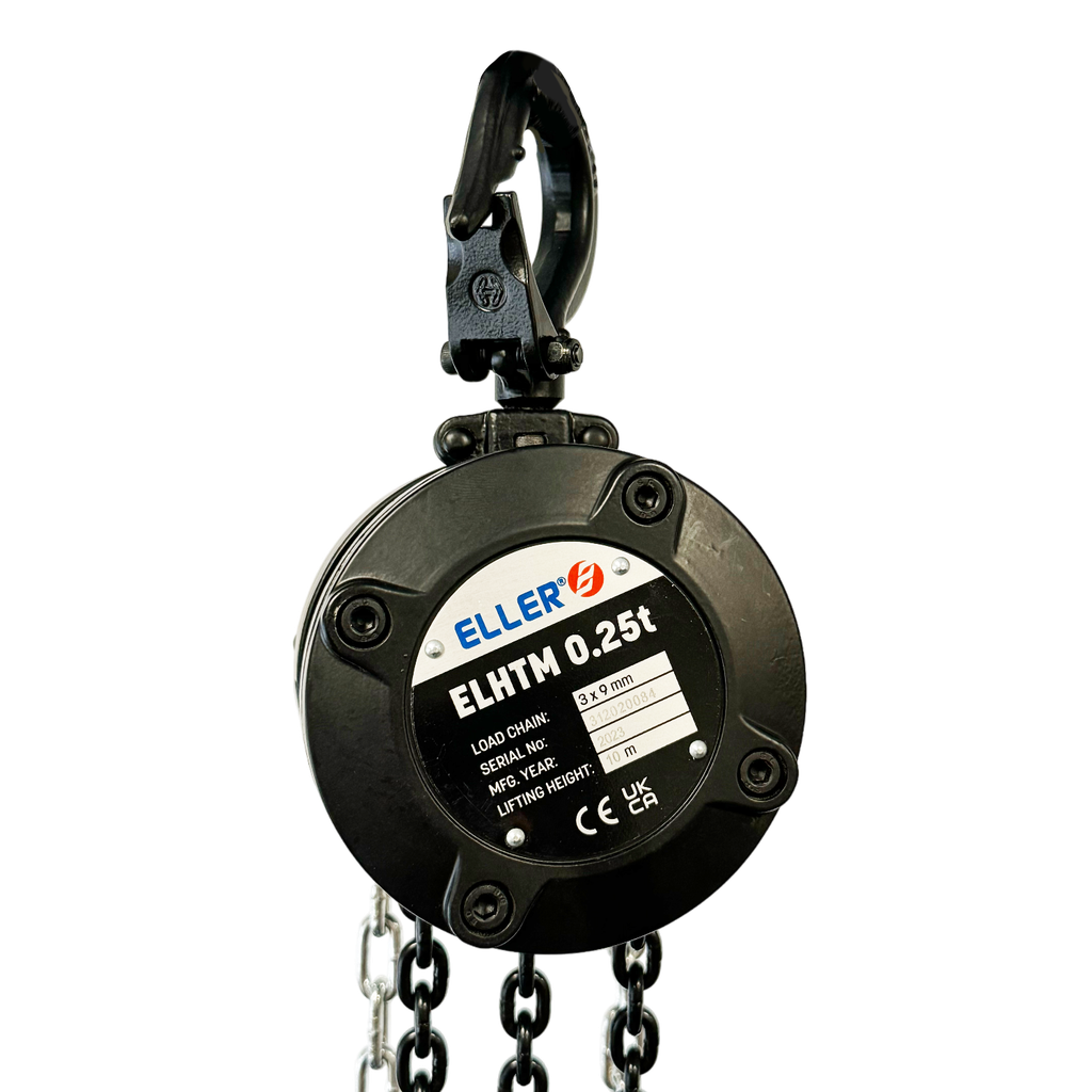 ELLER HTM Mini-Handkettenzug Schwarz 01