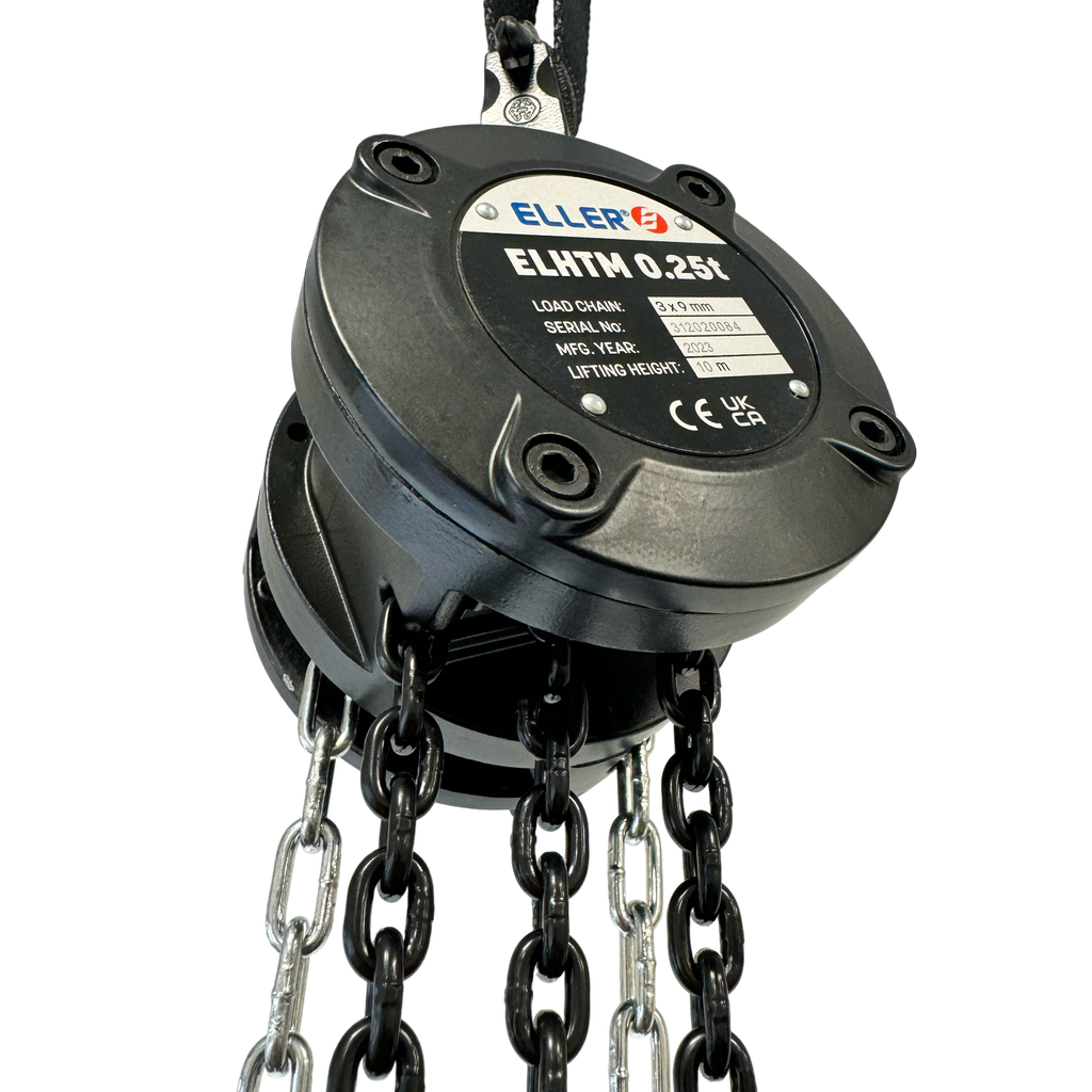 ELLER HTM Mini-Handkettenzug Schwarz 03
