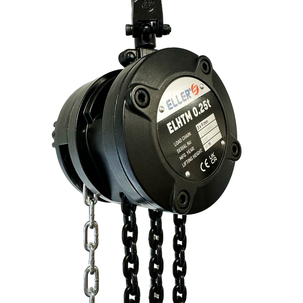 ELLER HTM Mini-Handkettenzug Schwarz 04