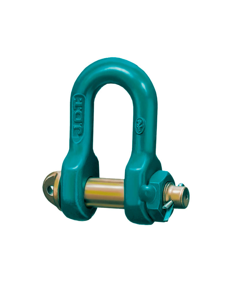 JDT ENORM Schäkel gerade mit Mutter mit Splint, Güteklasse 10