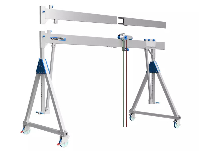Schilling Portalkran, Verfahrbar unter Last