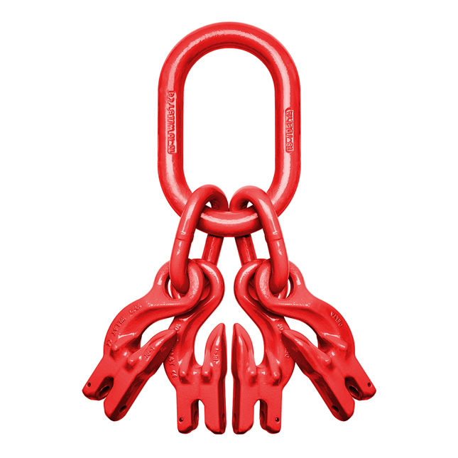 Deltalock Aufhängeglied mit Verkürzungshaken, 4-strang, Güteklasse 8