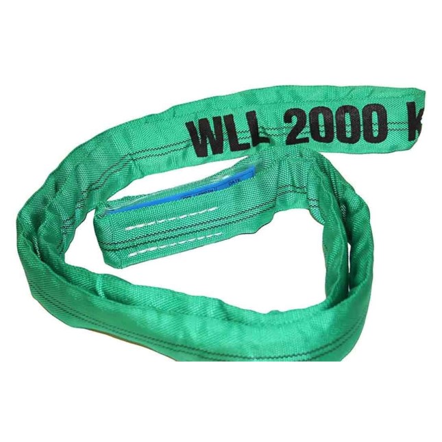 Rundschlinge 2 Tonnen mit gewebter Umhüllung