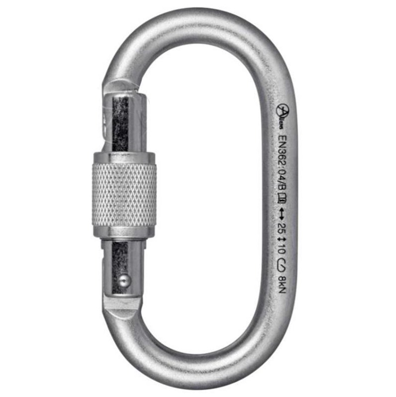 ELLERsafe Stahl Karabiner Schraubsicherung