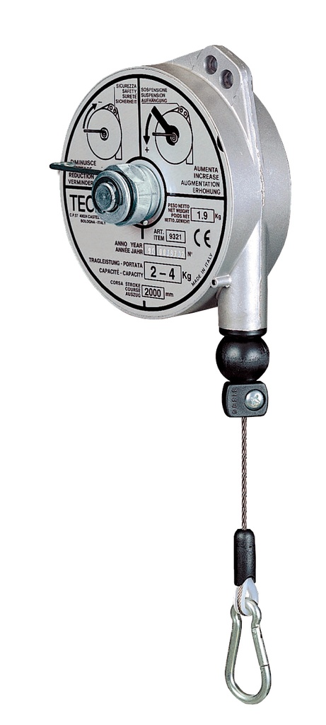 Federzug TECNA 932, Aluminium Gehäuse