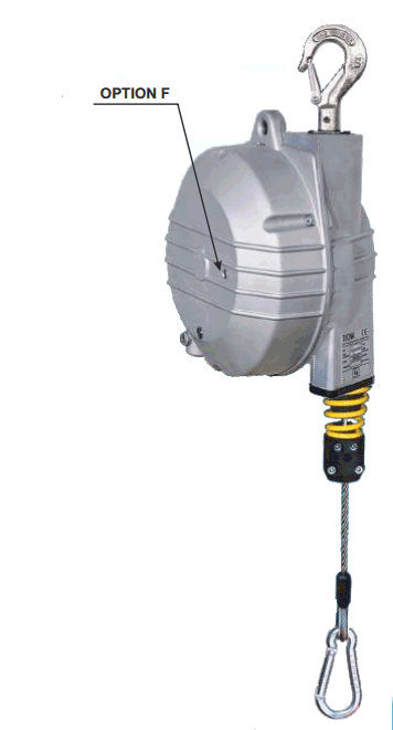 Federzug TECNA 935, Aluminium Gehäuse