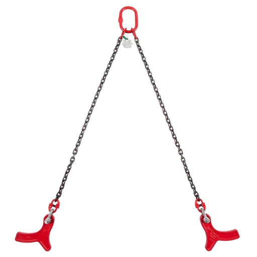 Anschlagkette mit Betonplattenhaken 1,8 t - Güteklasse 8