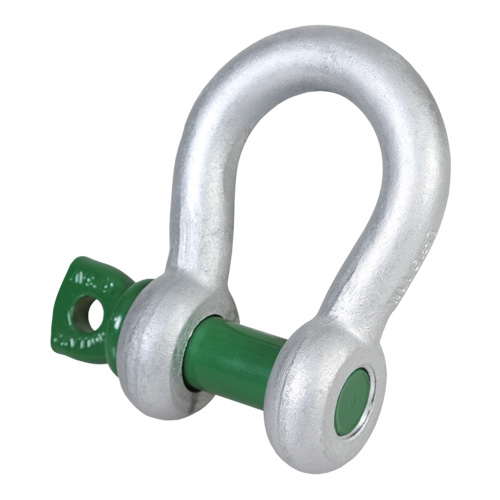 [HSL_BB-GP] Green Pin G-4161 Schäkel geschweift mit Schraubbolzen