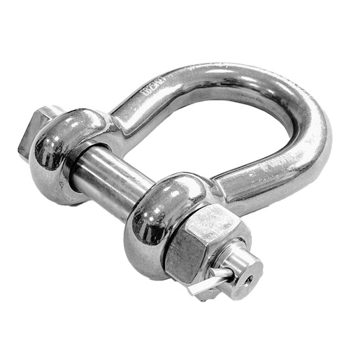 Petersen EB Schäkel geschweift, mit Mutter und Splint