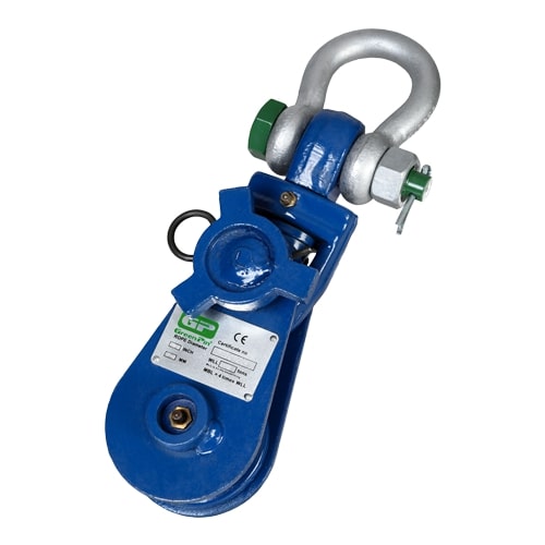 [KL_GP6951] Green Pin P-6951 Umlenkrolle mit Green Pin Schäkel geschweift