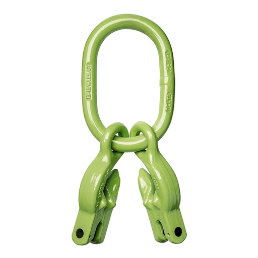 Deltalock Aufhängeglied mit Verkürzungshaken, 2-strang, Güteklasse 10