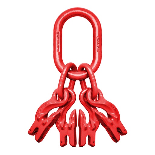 Deltalock Aufhängeglied mit Verkürzungshaken, 4-strang, Güteklasse 8