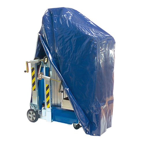 Schutzplane für Böcker Personenlifte