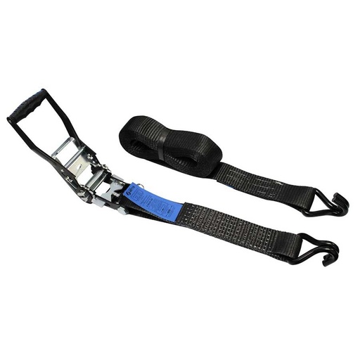 [SPB-2-R-Z] Zurrgurt 2-teilig - Ratsche - Full-Black