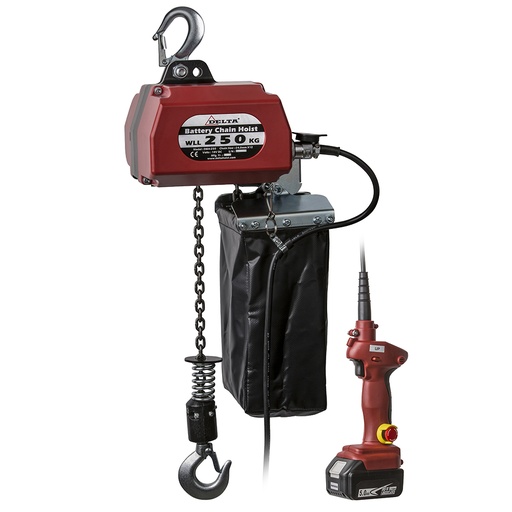 Delta DBH Elektrokettenzug mit Batterie