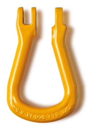 Yoke EC Aufhängeglied mit Bolzenkupplungsmechanismus, offen, Güteklasse 8