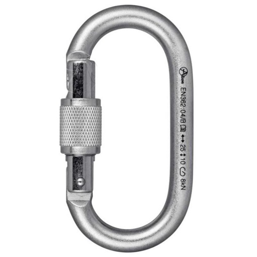 [VB_HKAZ011] ELLERsafe Stahl Karabiner Schraubsicherung