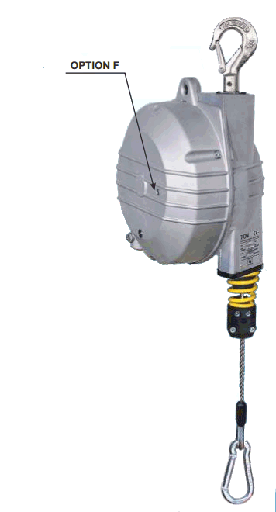 Federzug TECNA 935, Aluminium Gehäuse